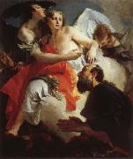 Giambattista Tiepolo Abraham and the Angels Germany oil painting artist